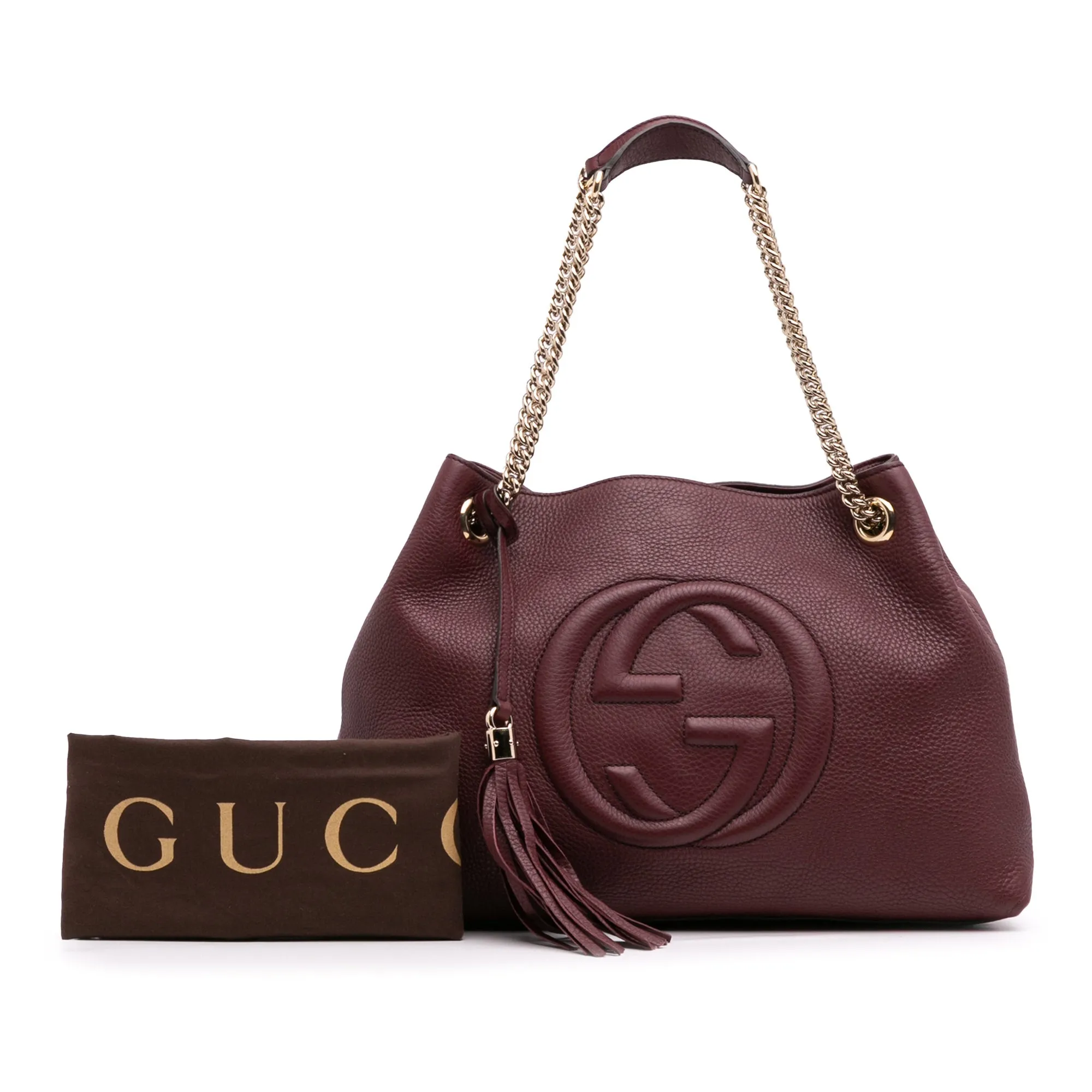 Medium Leather Soho Chain Tote