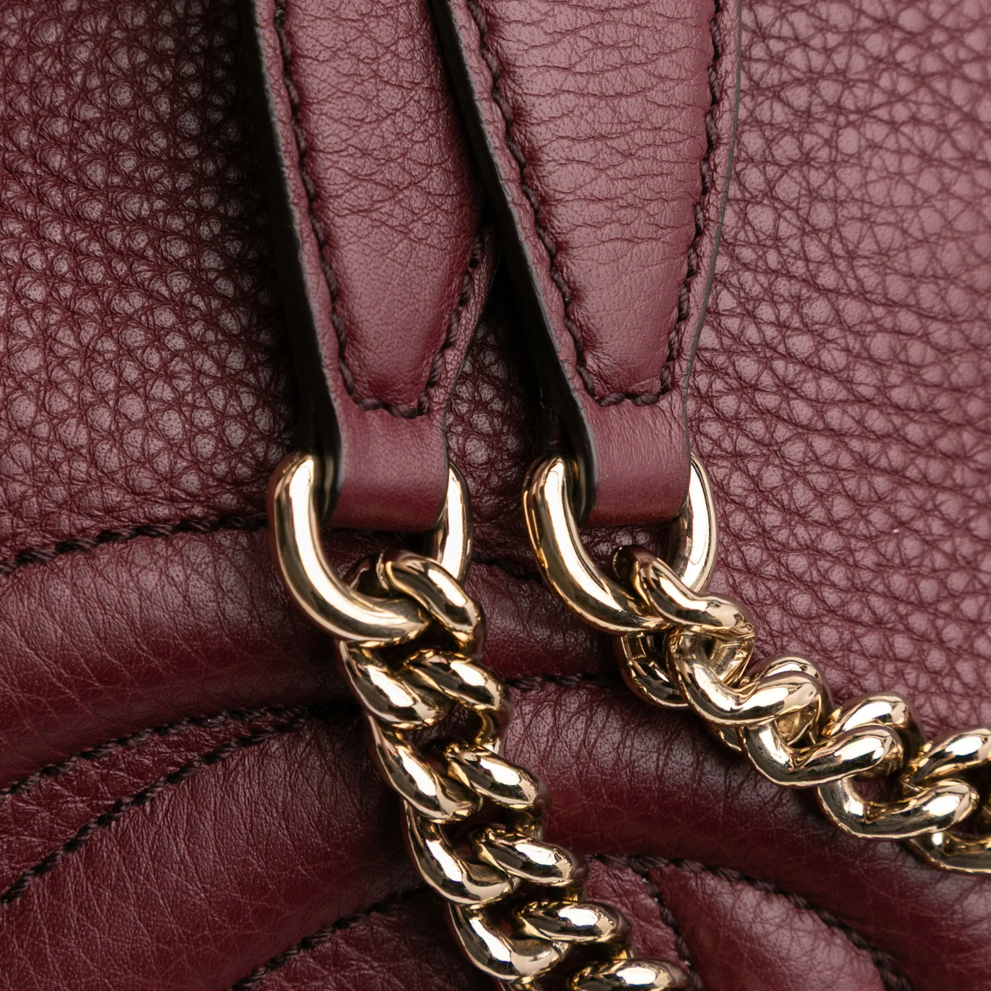 Medium Leather Soho Chain Tote