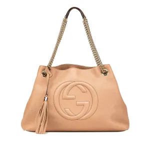 Medium Leather Soho Chain Tote