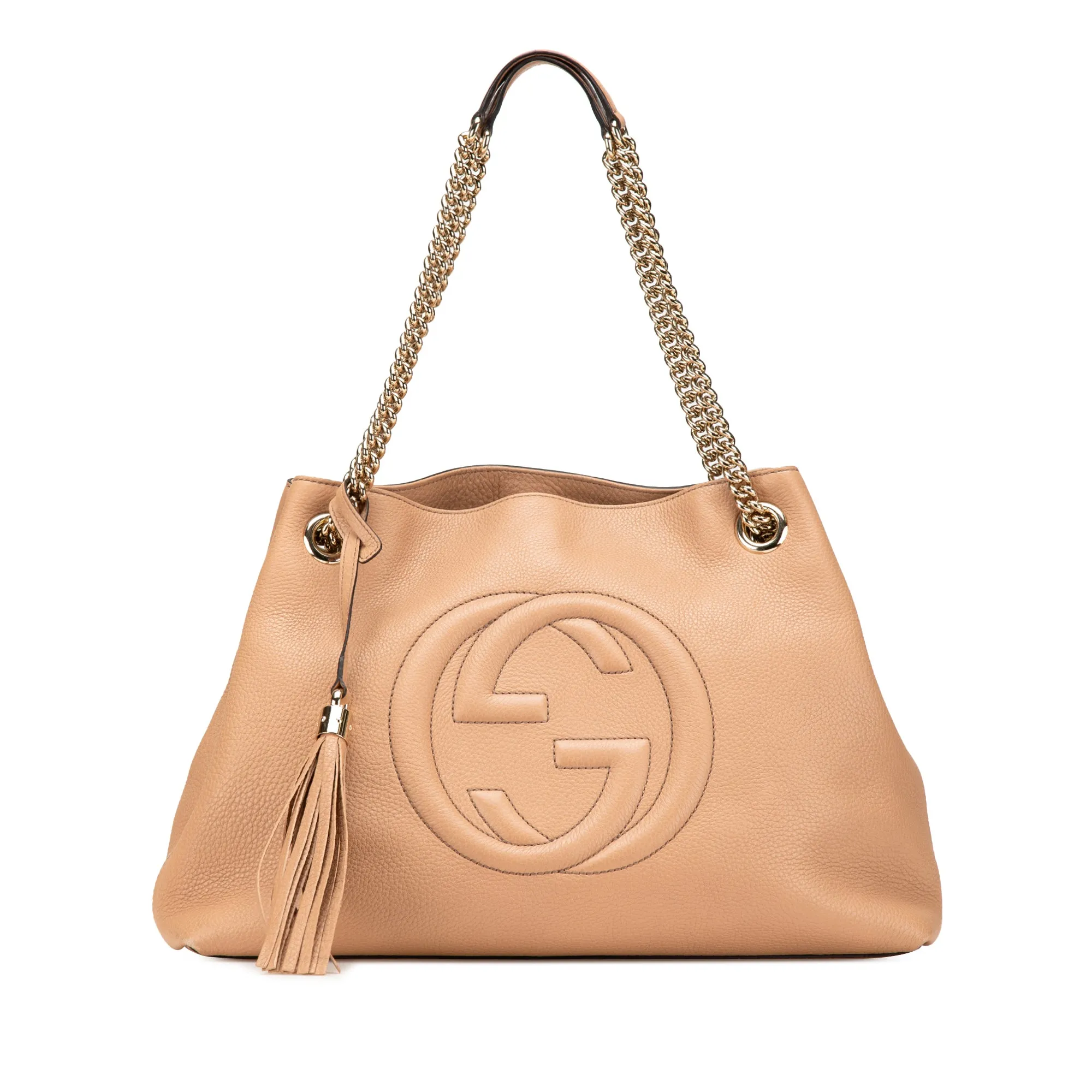 Medium Leather Soho Chain Tote