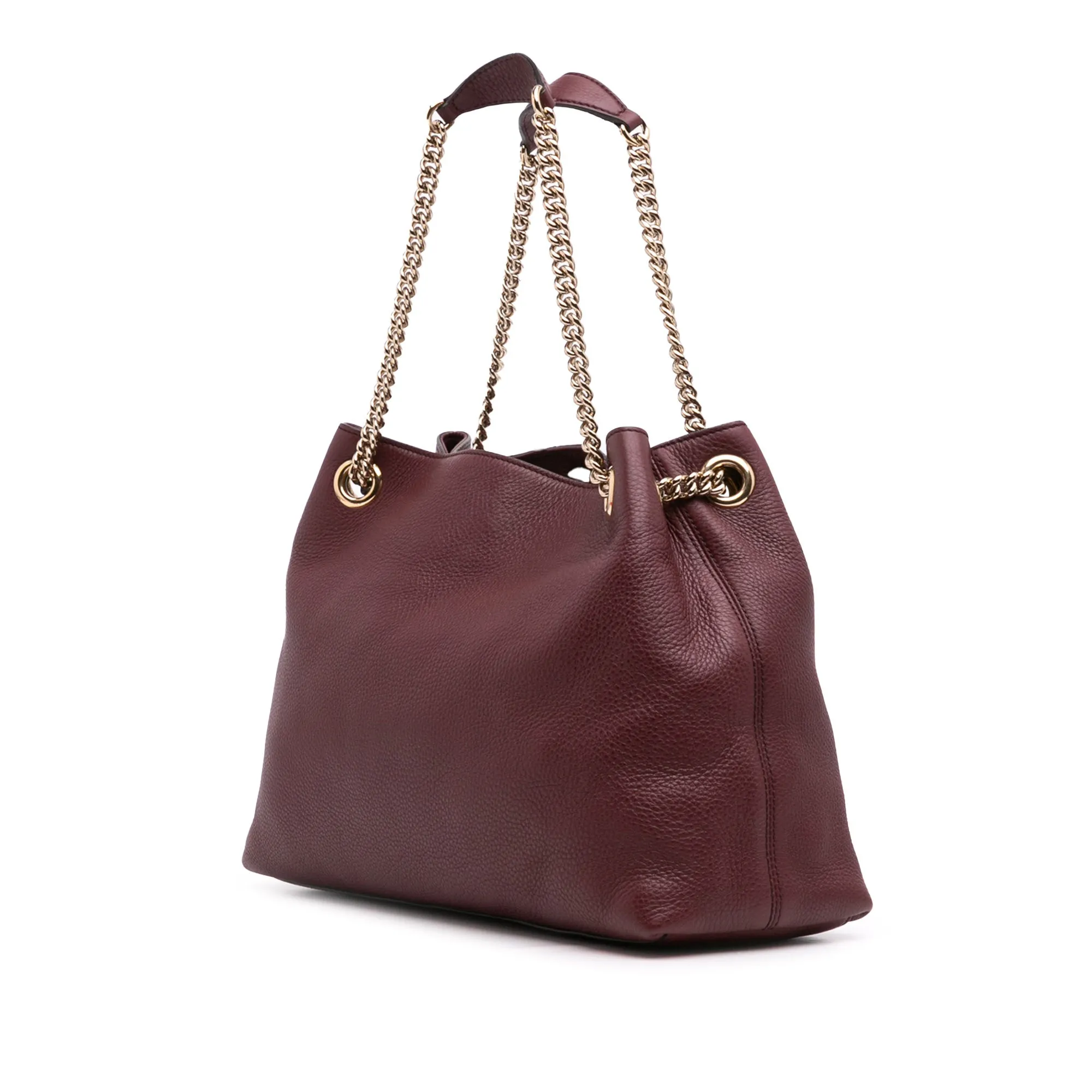Medium Leather Soho Chain Tote