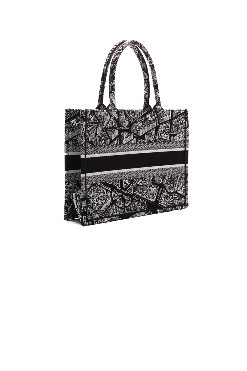 Medium Plan de Paris Book Tote Bag
