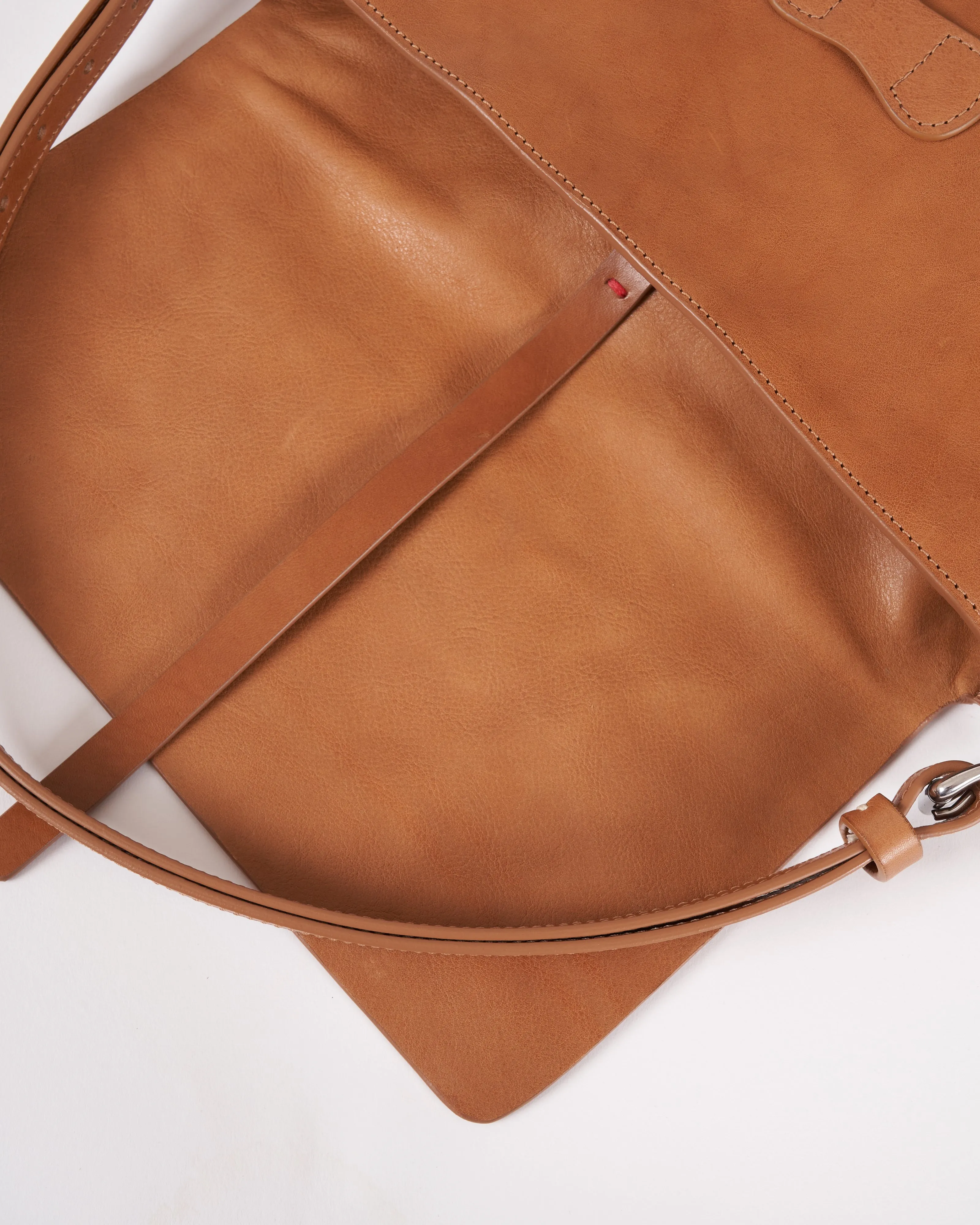 melissa shoulder bag - veg tan leather tabac