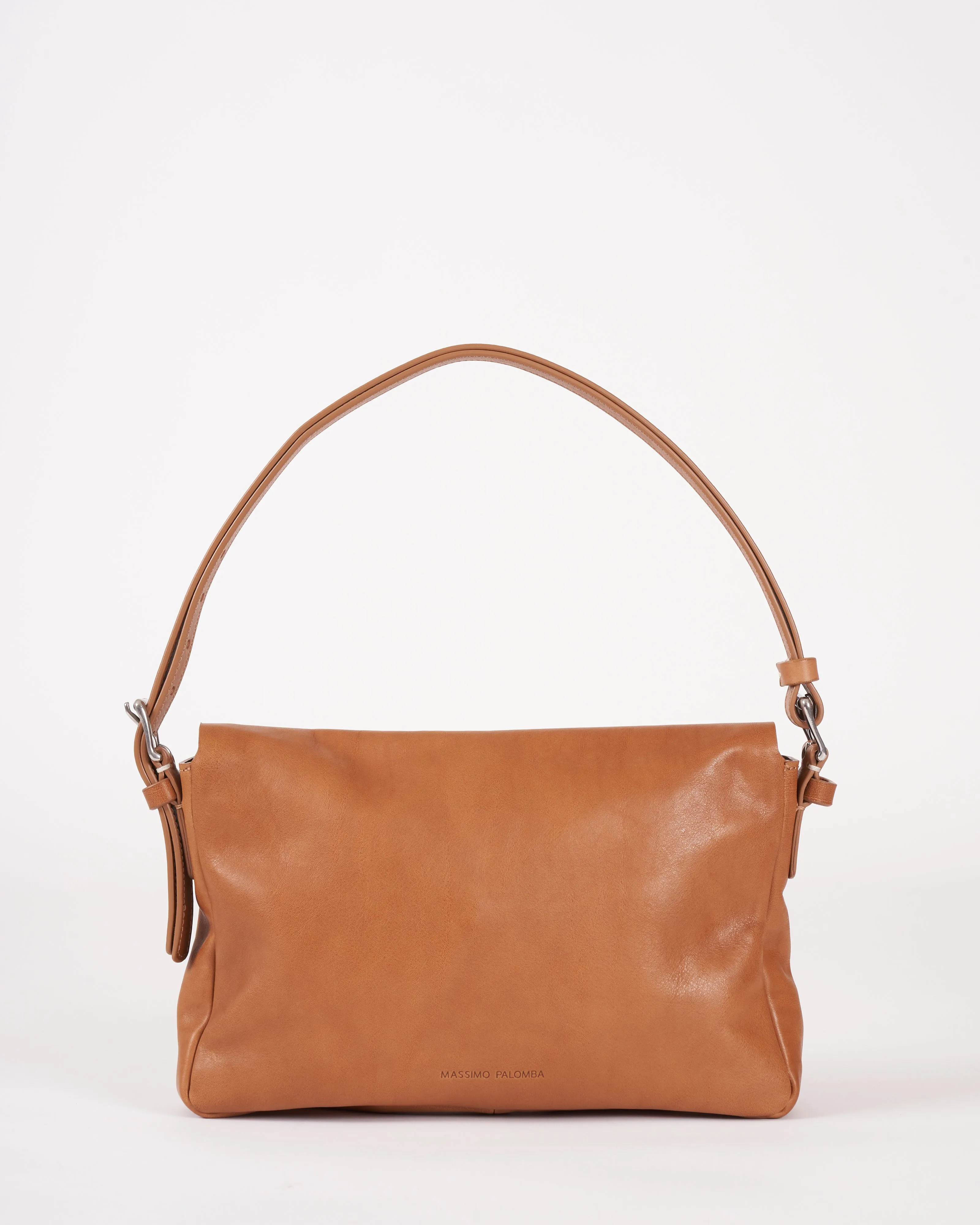melissa shoulder bag - veg tan leather tabac