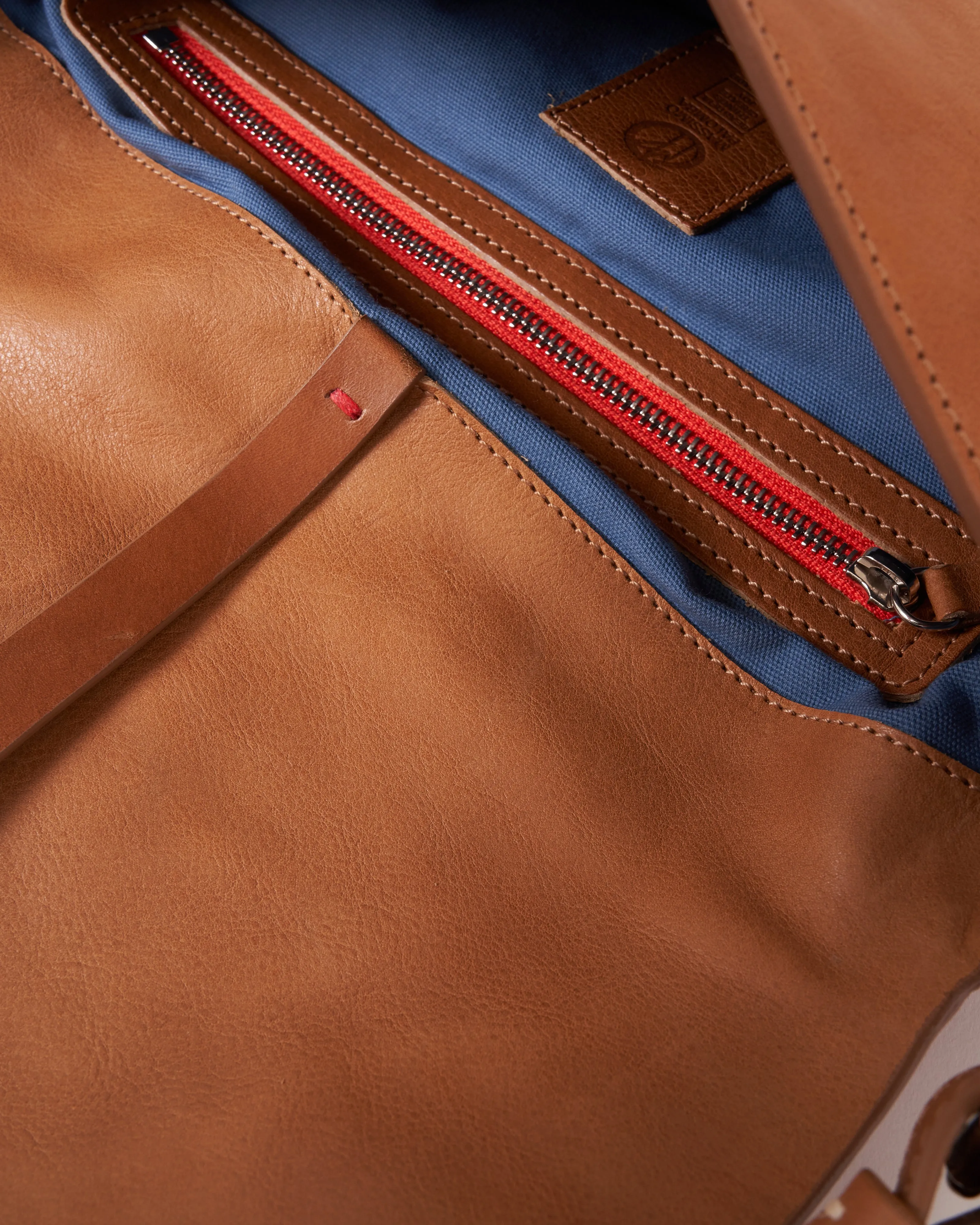 melissa shoulder bag - veg tan leather tabac
