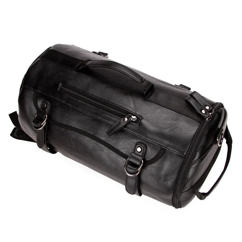 Men's Boston Bucket Crossbody Duffle Bag