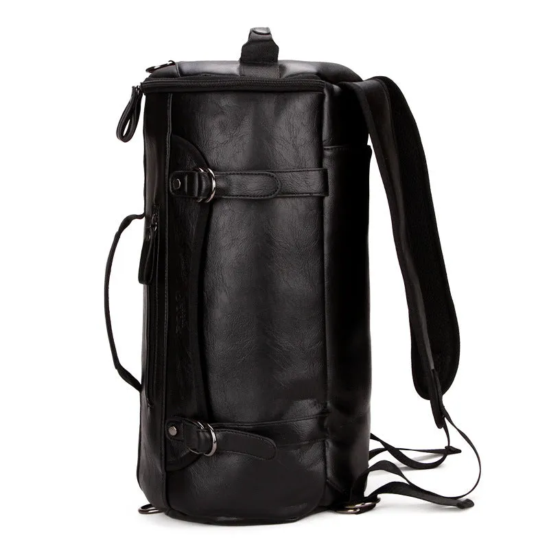 Men's Boston Bucket Crossbody Duffle Bag