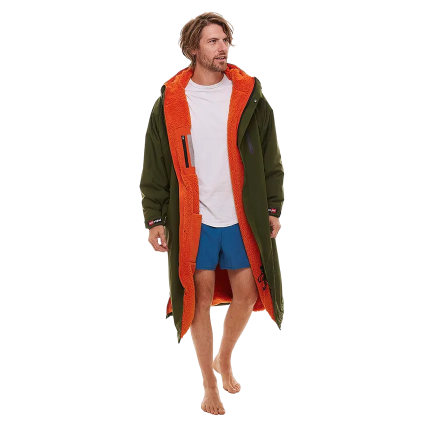 Men's Long Sleeve Pro Change Robe EVO - Parker Green