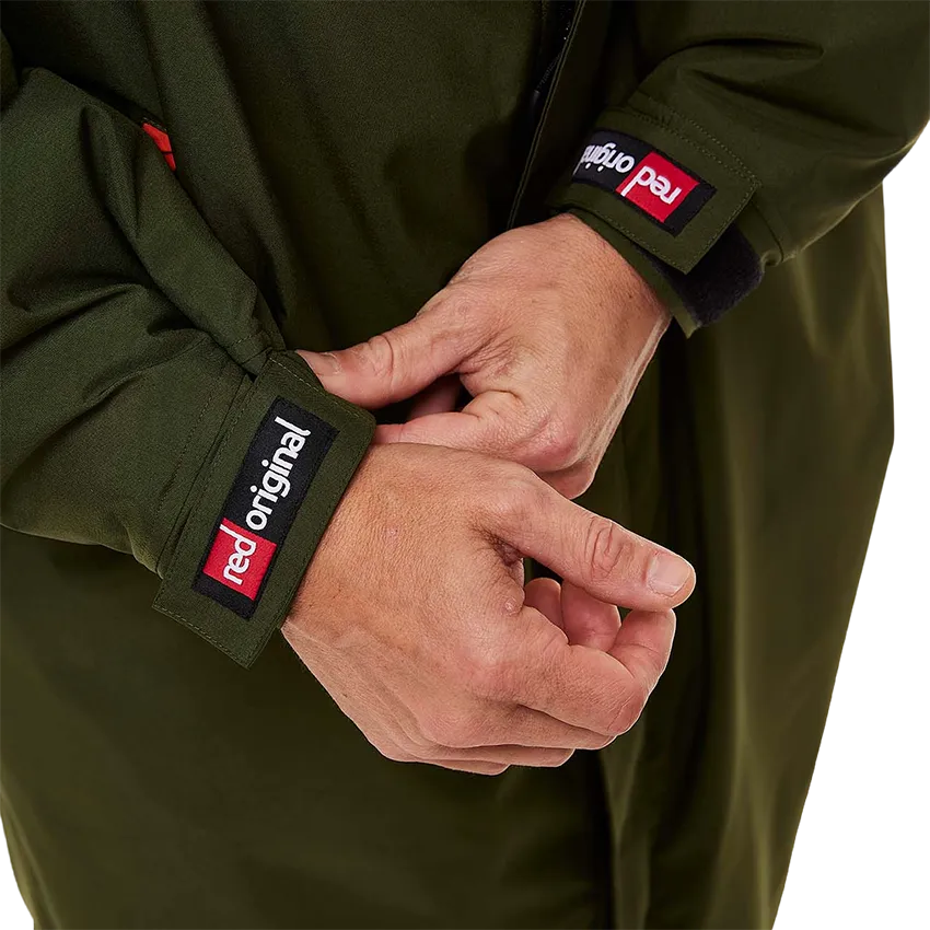 Men's Long Sleeve Pro Change Robe EVO - Parker Green