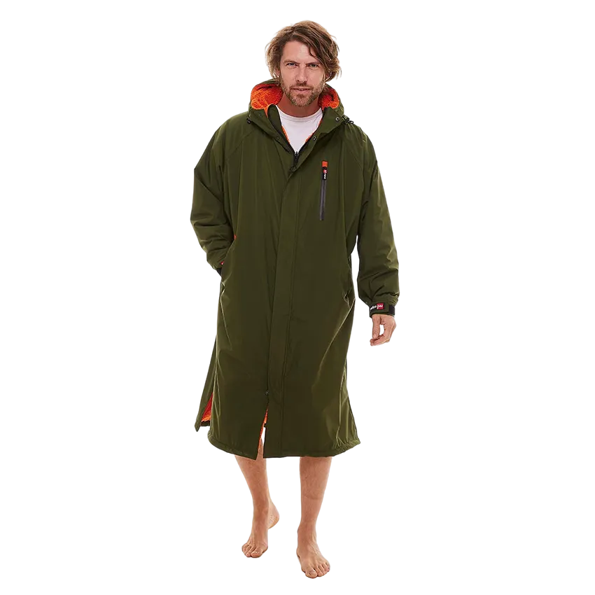 Men's Long Sleeve Pro Change Robe EVO - Parker Green