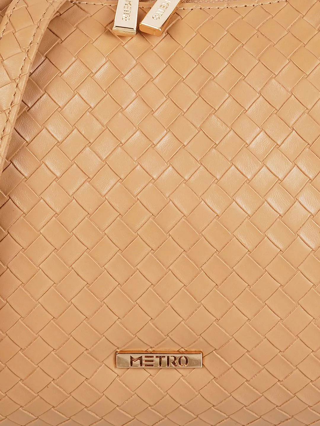 Metro Textured Structured Hobo Bag