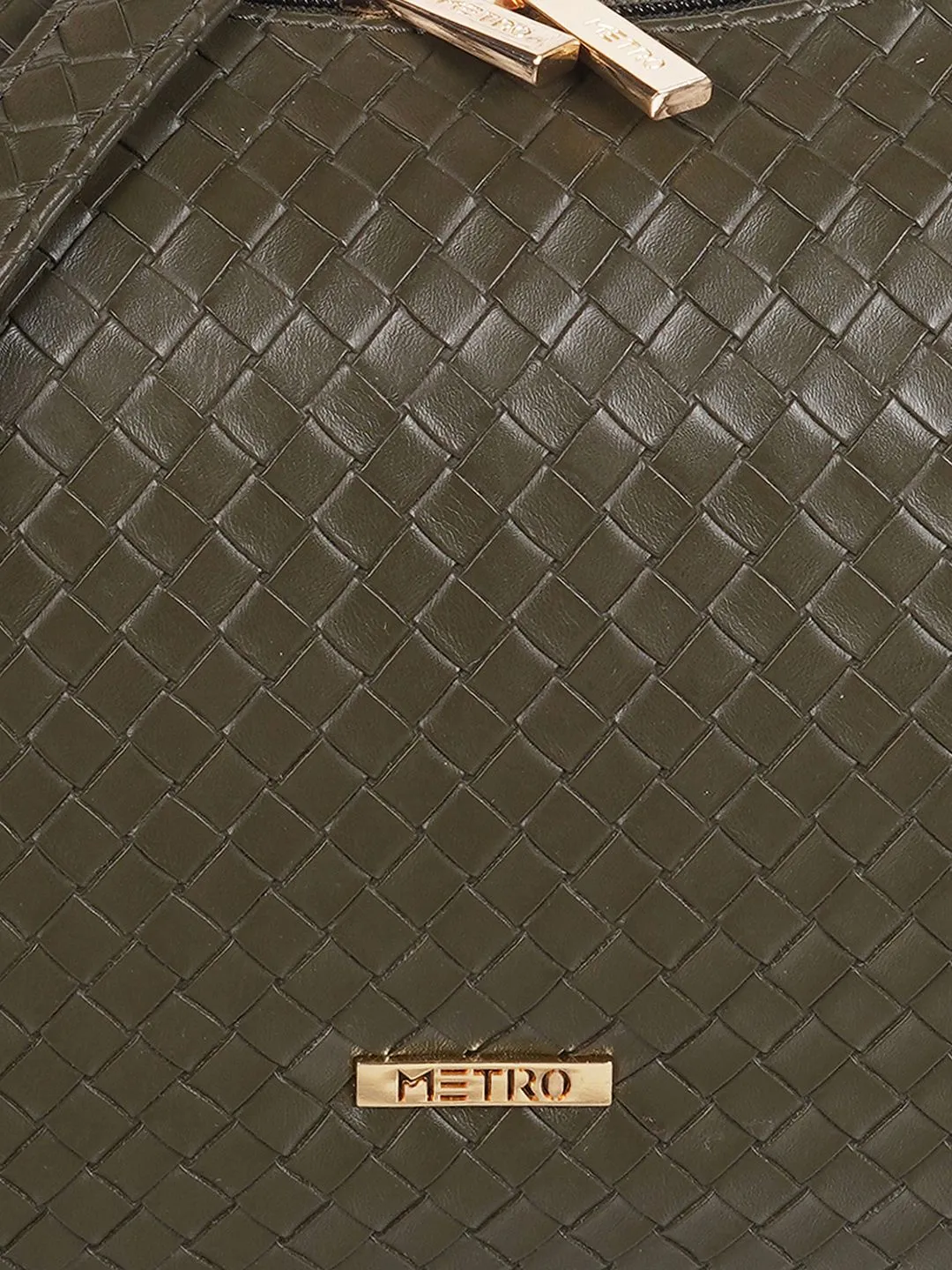 Metro Textured Structured Hobo Bag