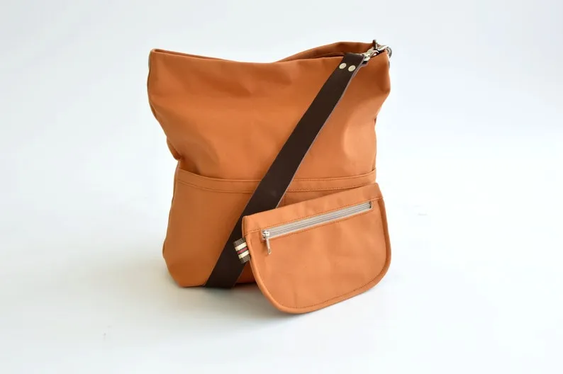 Mila 201 Orange | Hobo Tote Bag