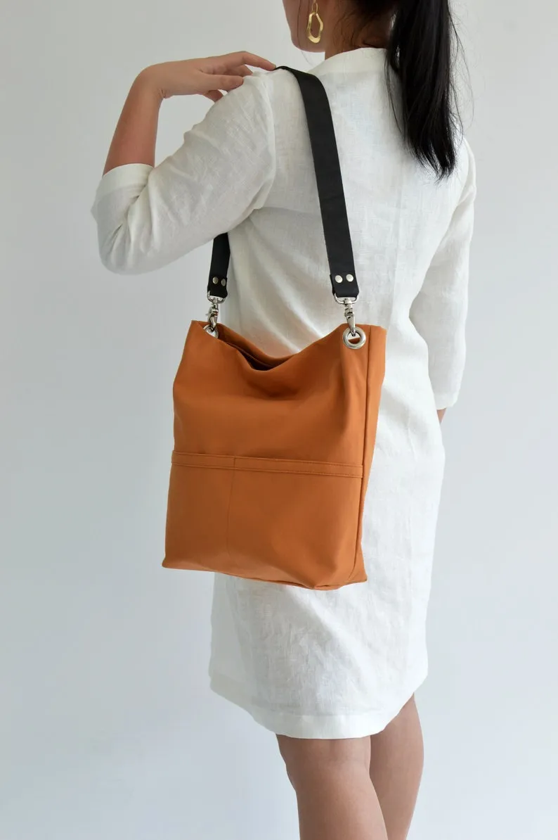 Mila 201 Orange | Hobo Tote Bag