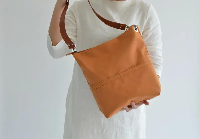 Mila 201 Orange | Hobo Tote Bag