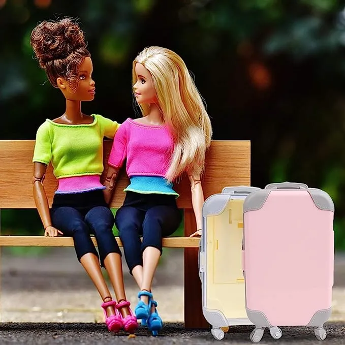 Mini Trolley Suitcase, Mini Luggage Box, Simulation Luggage Storage Box, Small Plastic Suitcase Toy, Kids Cute Luggage Briefcase, Plastic Suitcase Candy Box