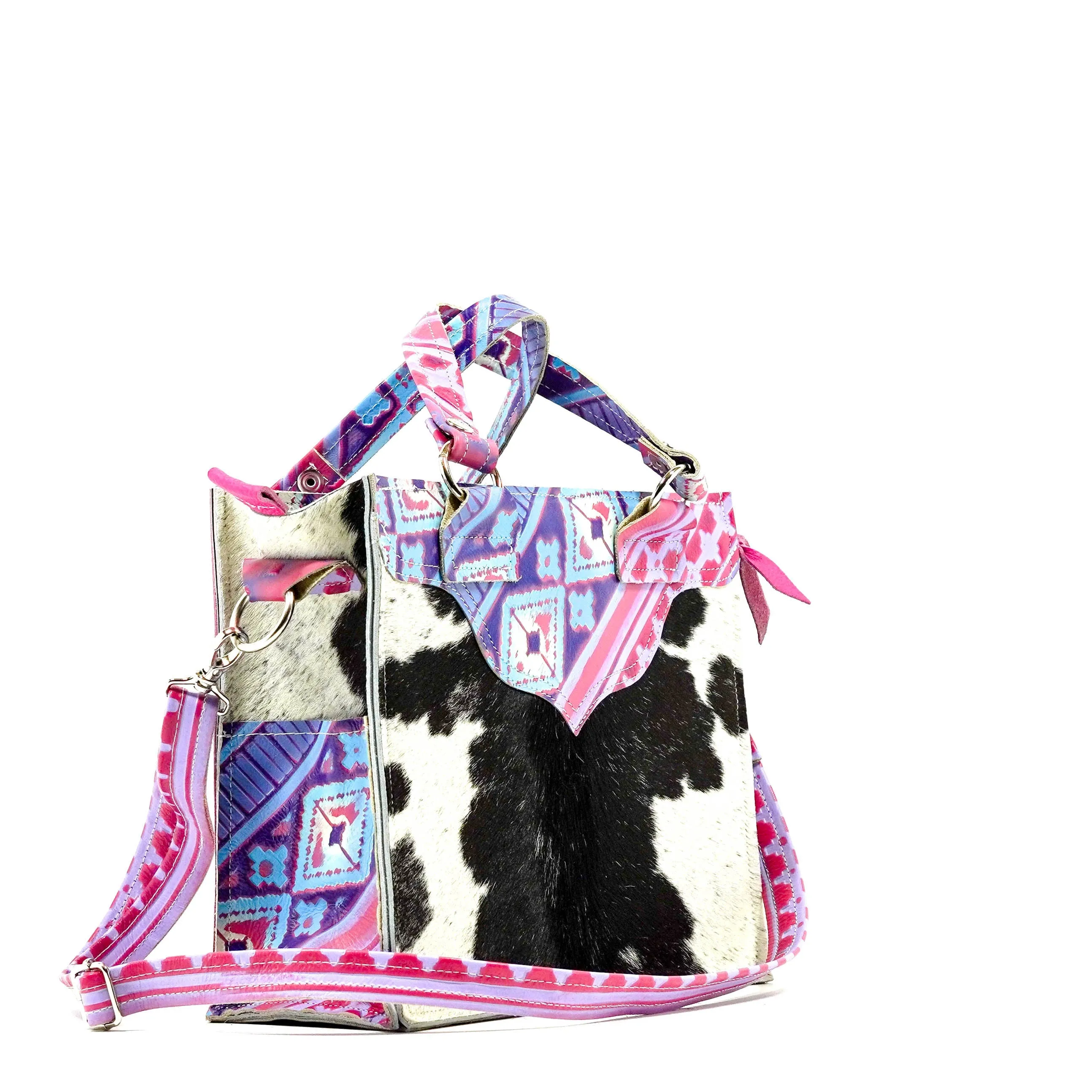 Minnie Pearl - Black & White w/ Unicorn Navajo