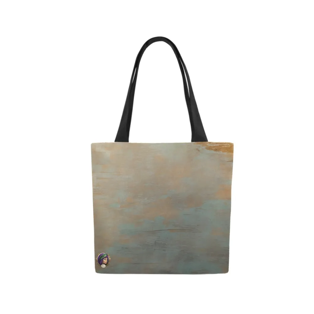 Mocha Chic Canvas Tote Bag