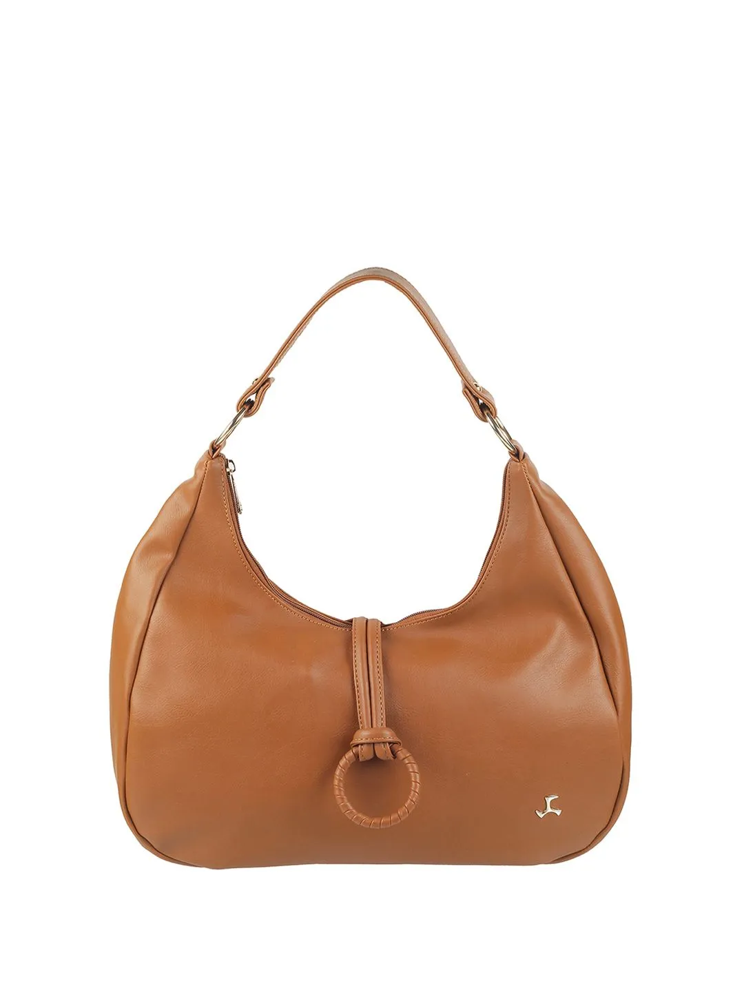 Mochi Textured Structured Hobo Bag