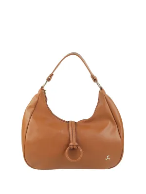 Mochi Textured Structured Hobo Bag