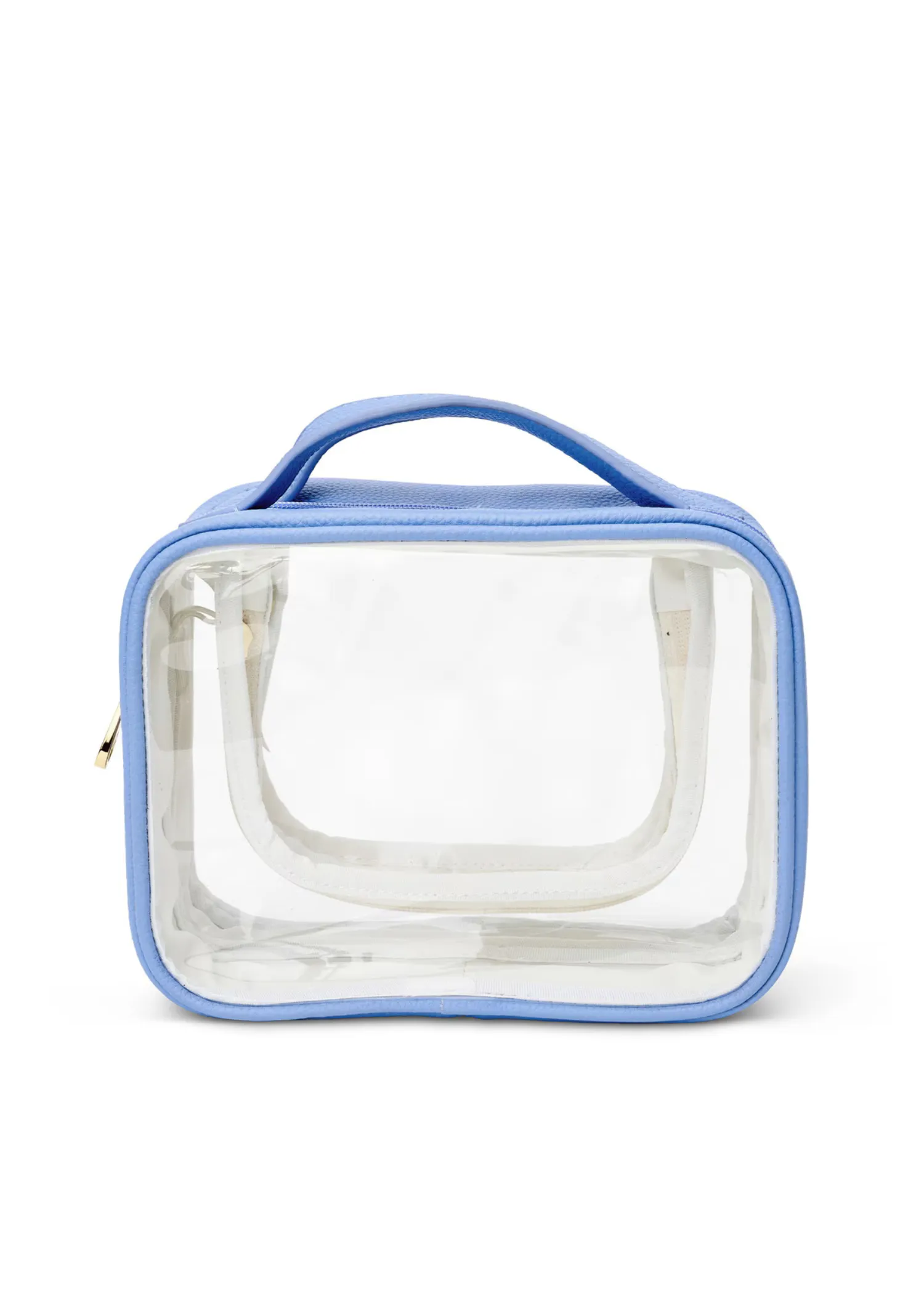MOJO CLEAR COSMETIC BAG - PERIWINKLE