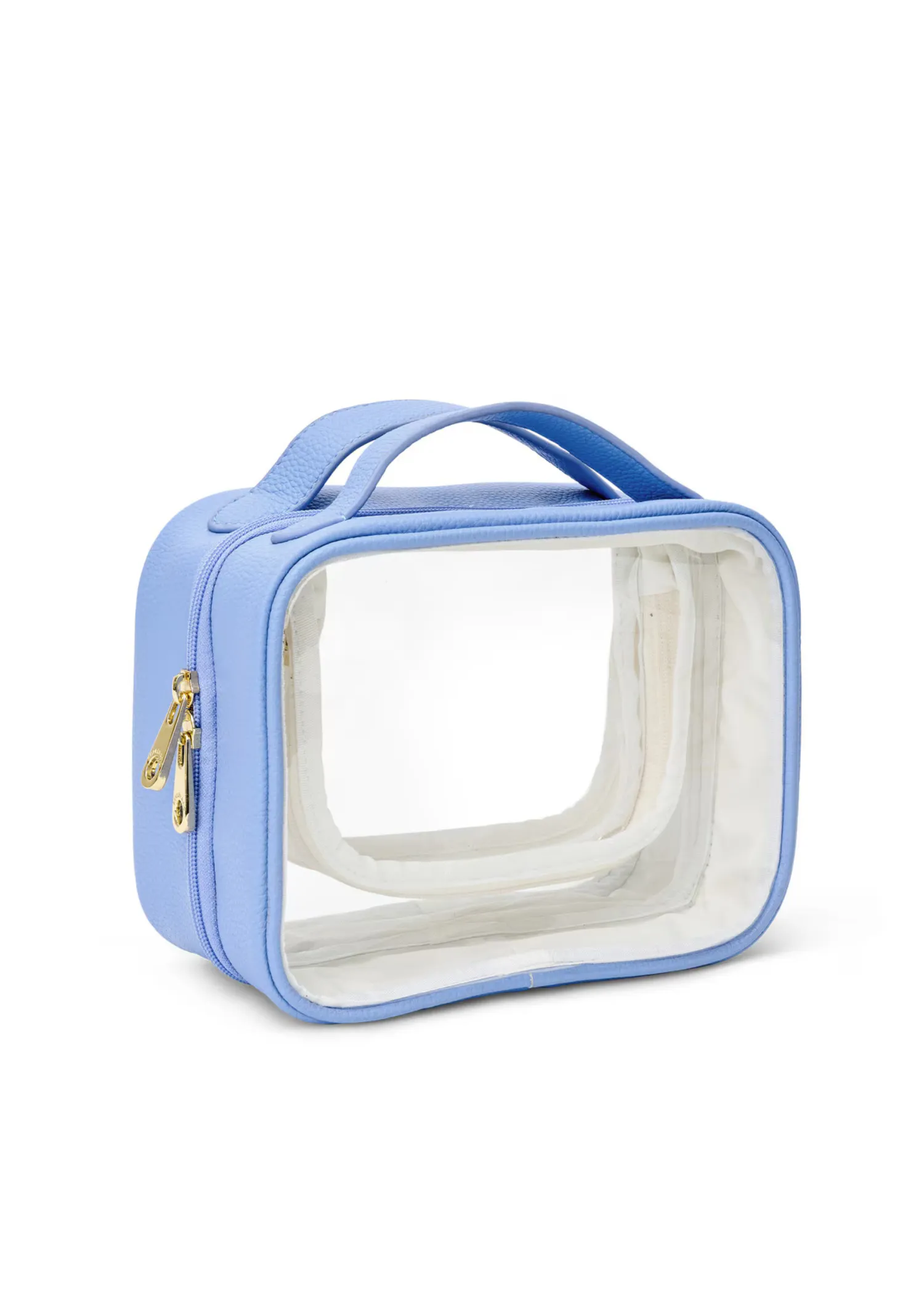 MOJO CLEAR COSMETIC BAG - PERIWINKLE