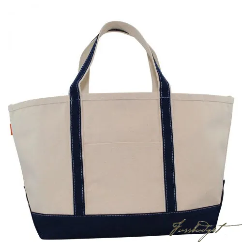 Monogrammed Large Boat Tote