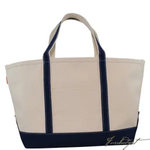 Monogrammed Large Boat Tote