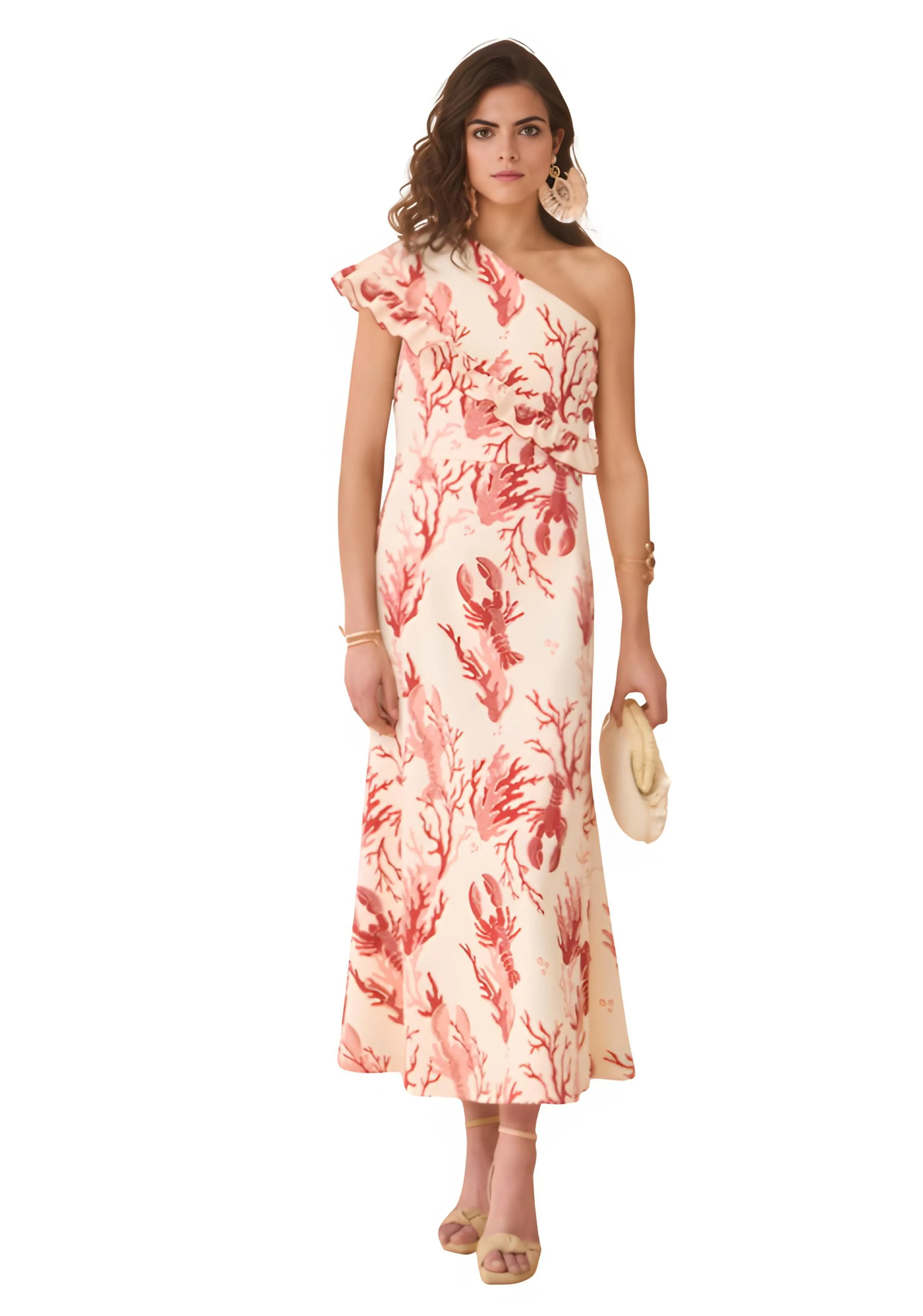 Naragansett One Shoulder Dress