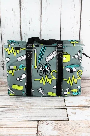 Nurse Life Utility Tote with Black Trim