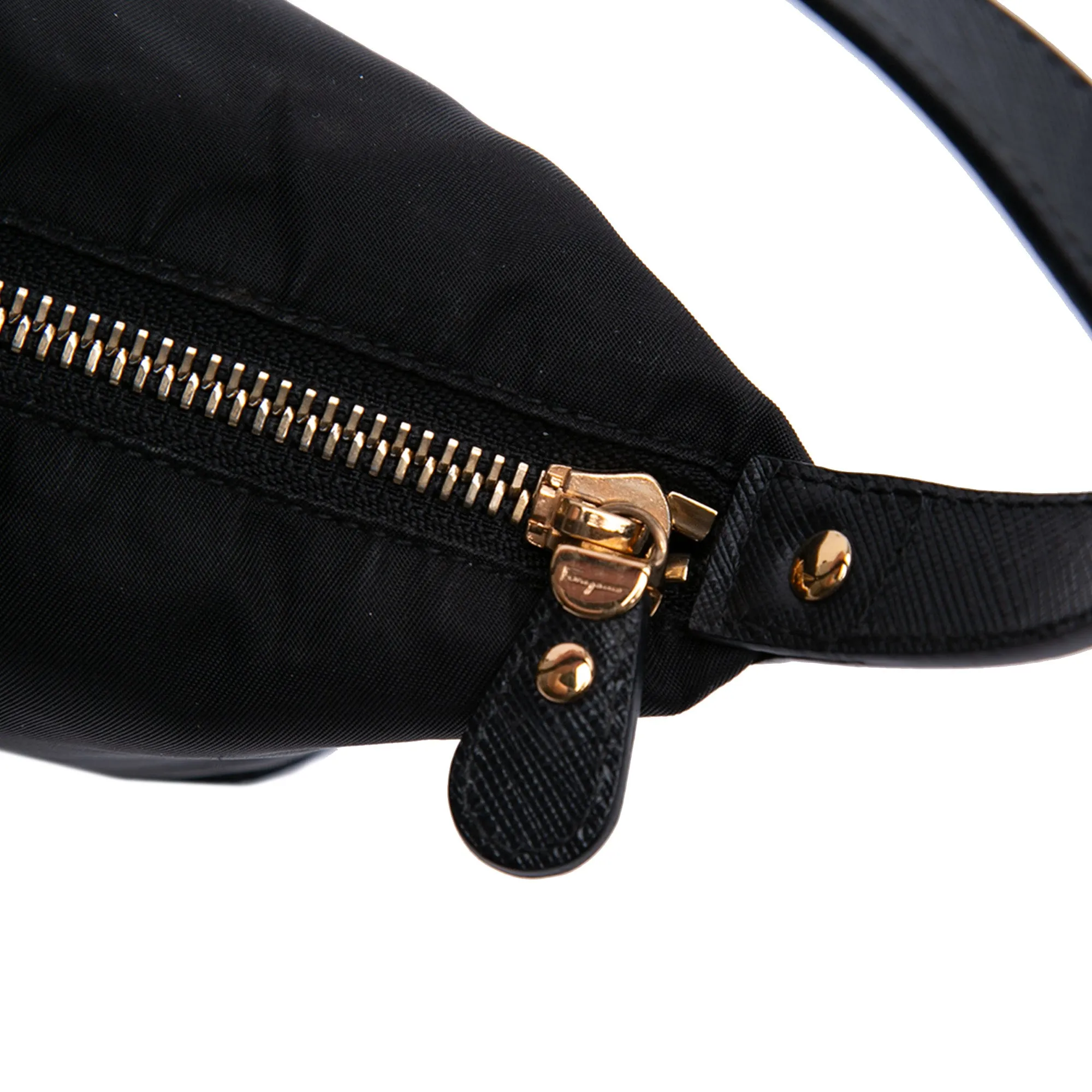 Nylon Vara Bow Shoulder Bag