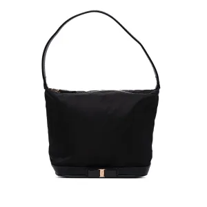Nylon Vara Bow Shoulder Bag