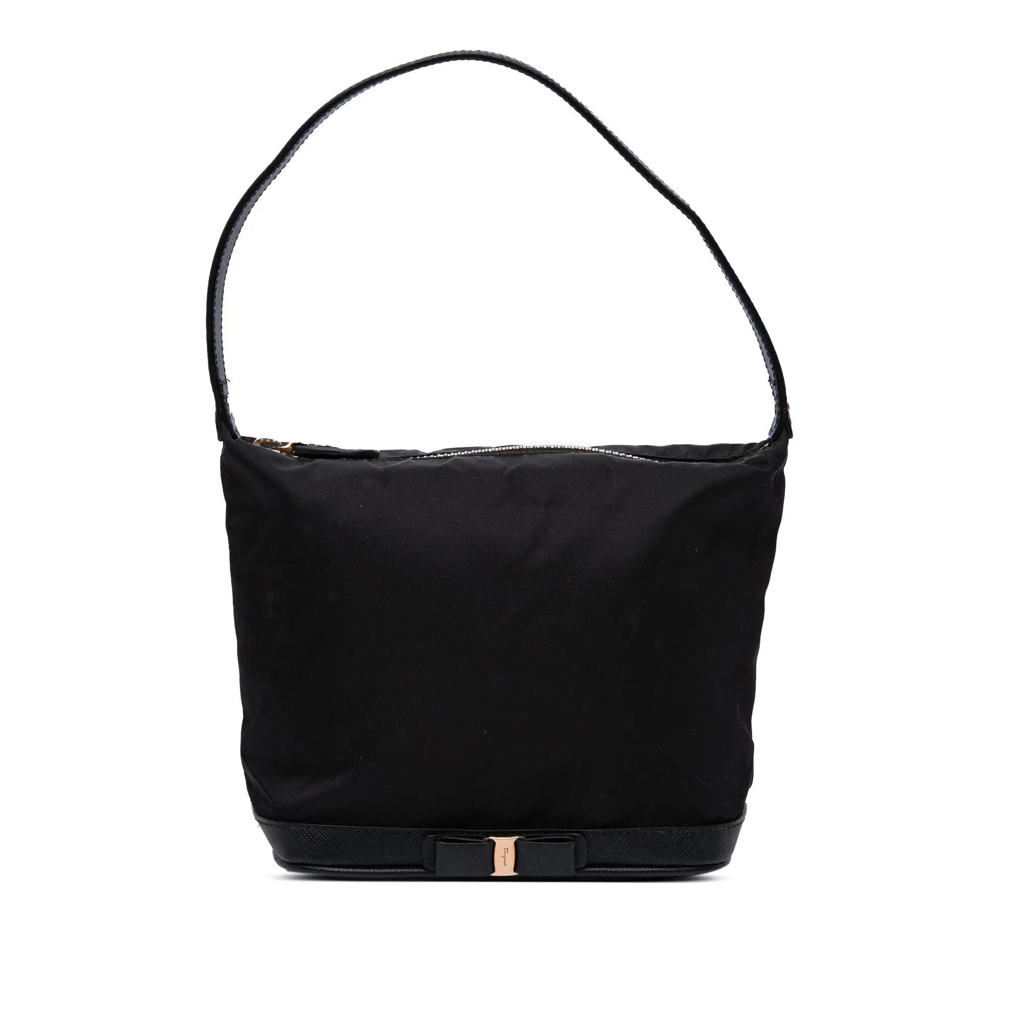 Nylon Vara Bow Shoulder Bag