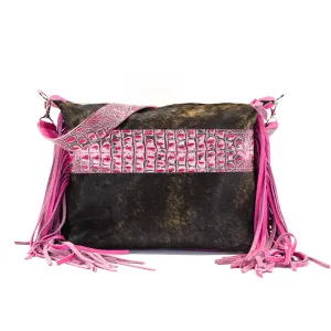 Oakley - Dark Brindle w/ Barbie Croc