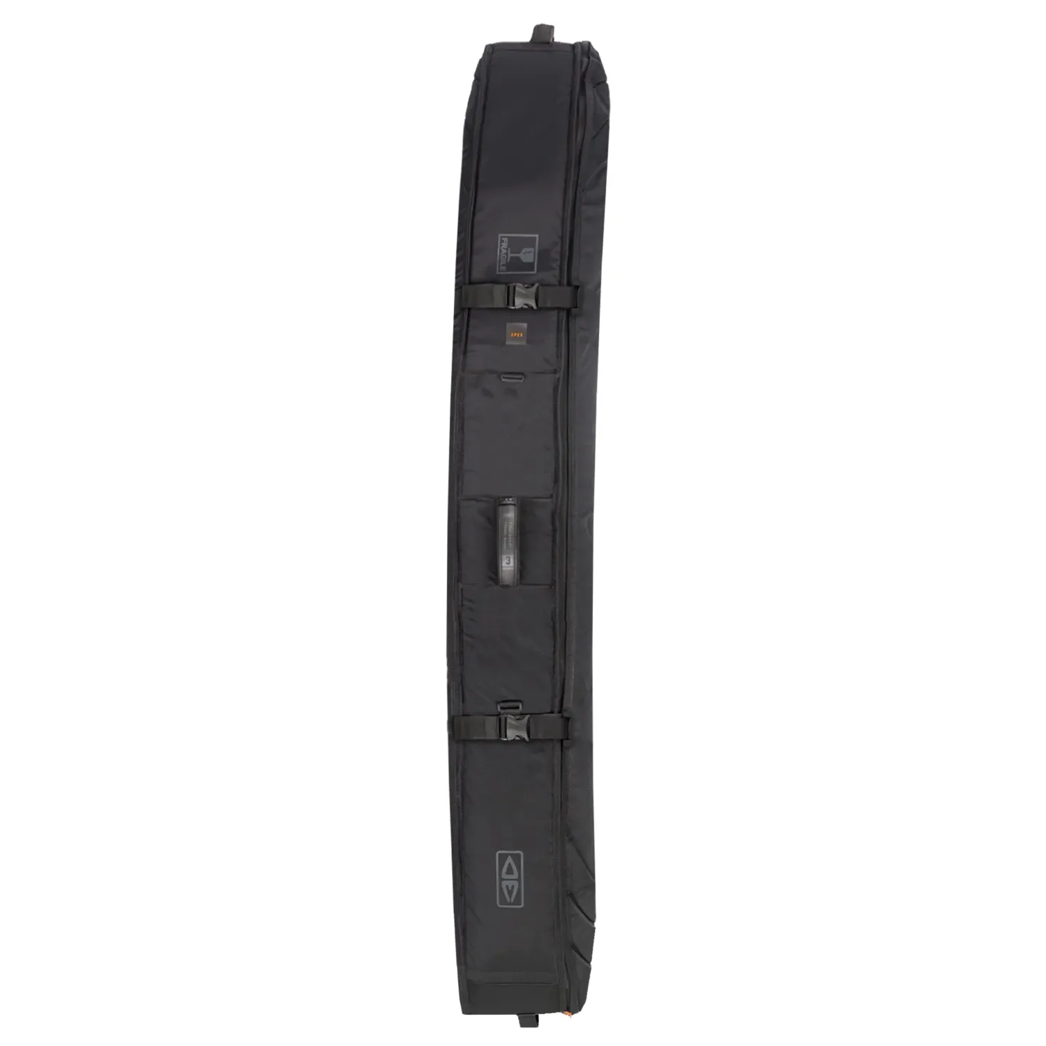 O&E APEX FISH/SHORTBOARD 3 BOARD TRAVEL COVER - BLACK