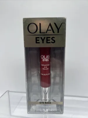 Olay Eyes Depuffing Eye Roller For Eye Bags 6ml/0.2fl.oz. NEW IN BOX