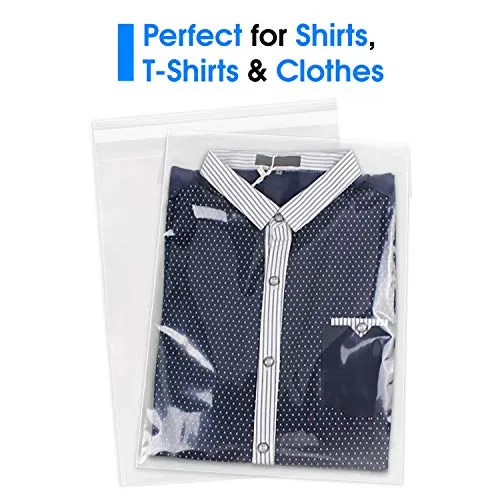 Pack It Chic - 9” X 12” (200/1000 Pack) Clear Resealable Polypropylene Bags - Fits A4, Letter Sized Documents, Marketing Materials - Self Seal