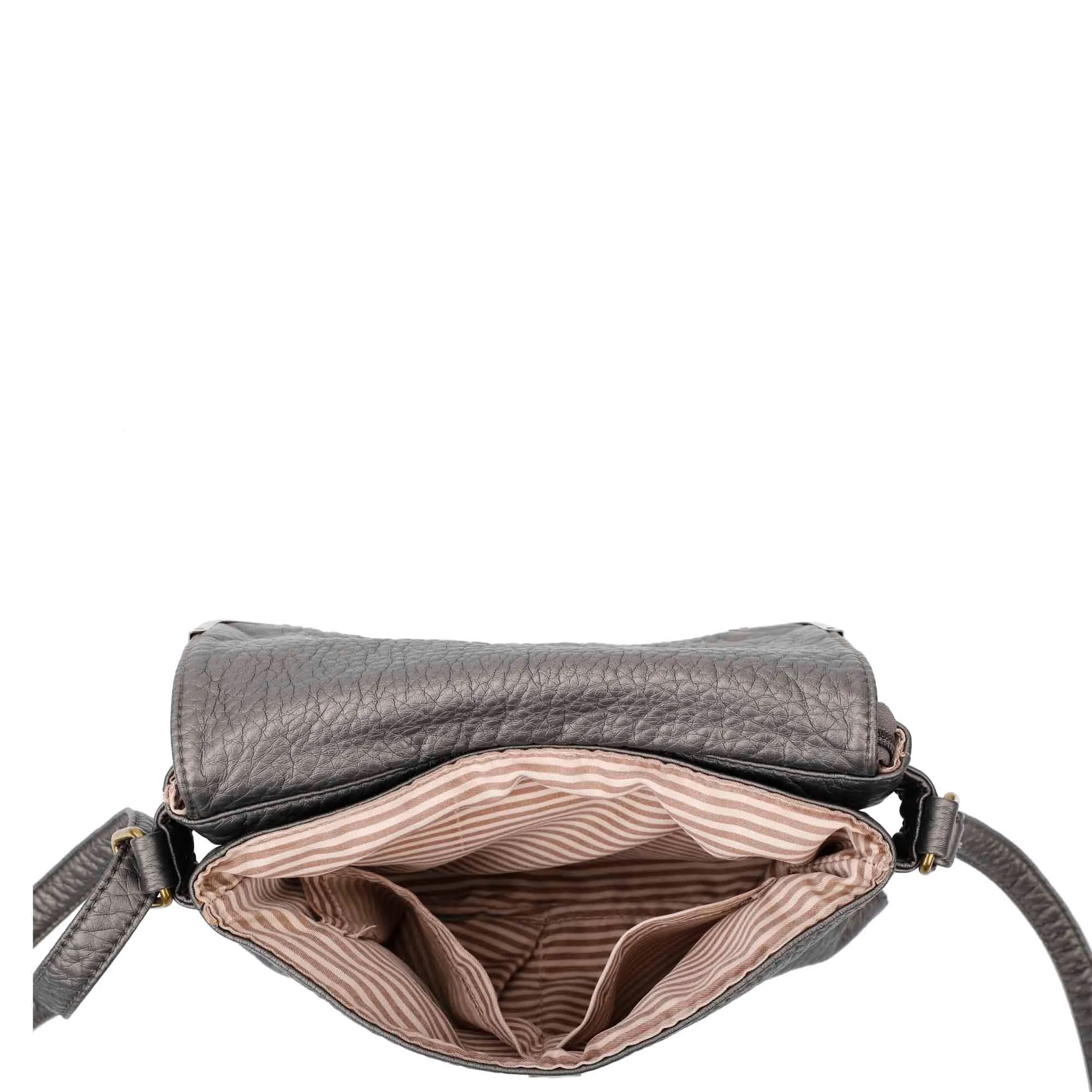 Paige Crossbody - Dark Silver