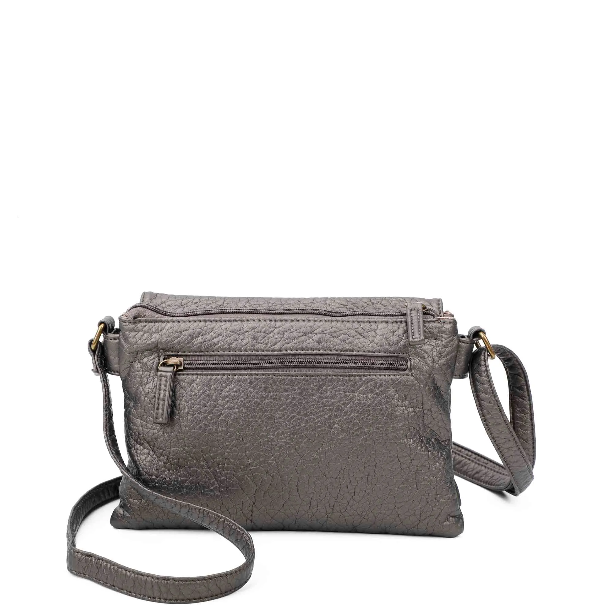 Paige Crossbody - Dark Silver