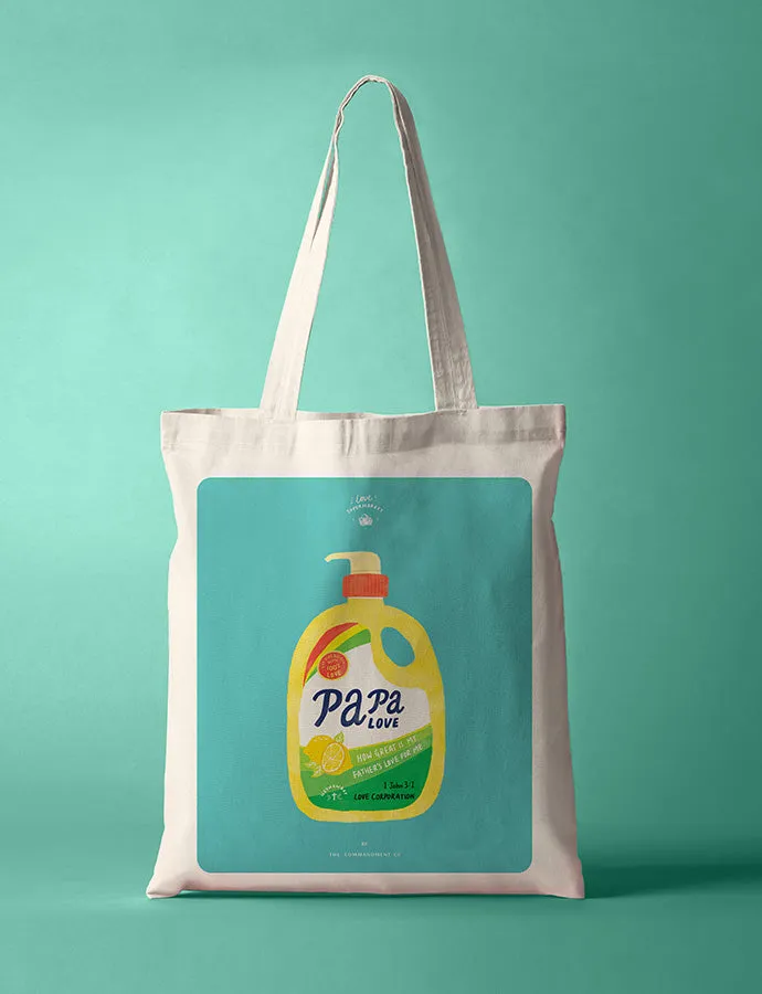 Papa Love Soap {Tote Bag}