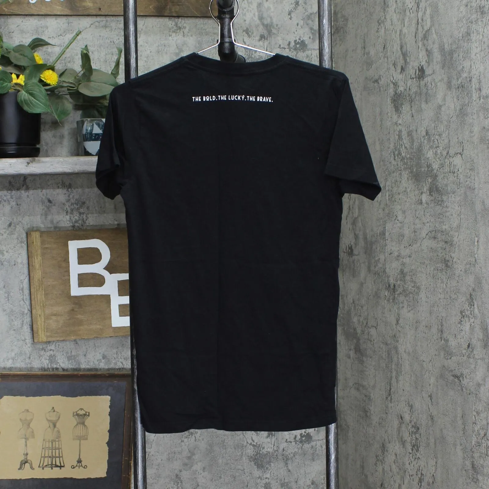 Paper Womens Short Sleeve MMXVI Fortune Favours Beer 1670537407c769 Black S