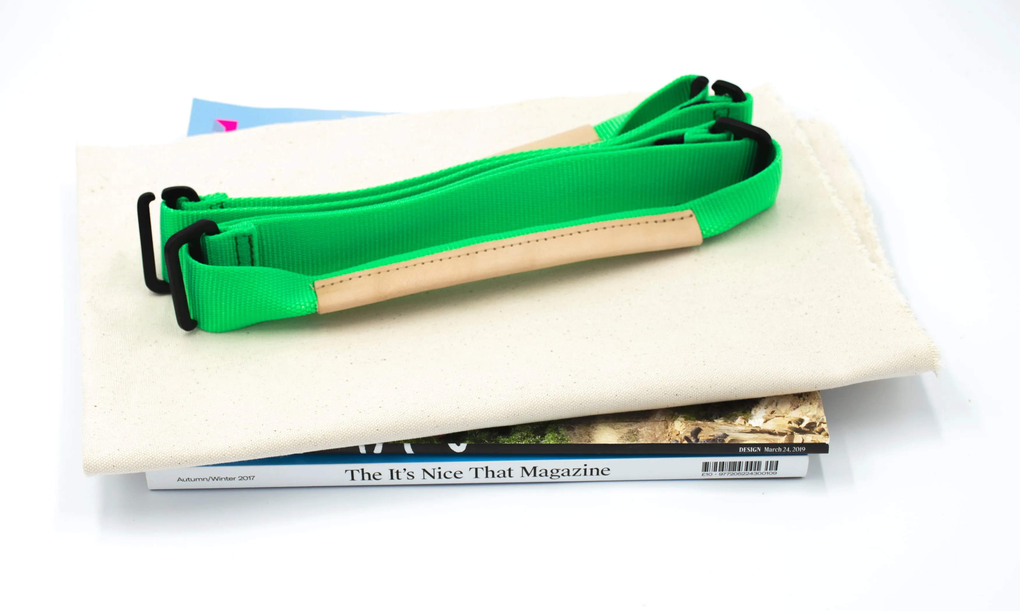 Parakeet Green Tote Straps