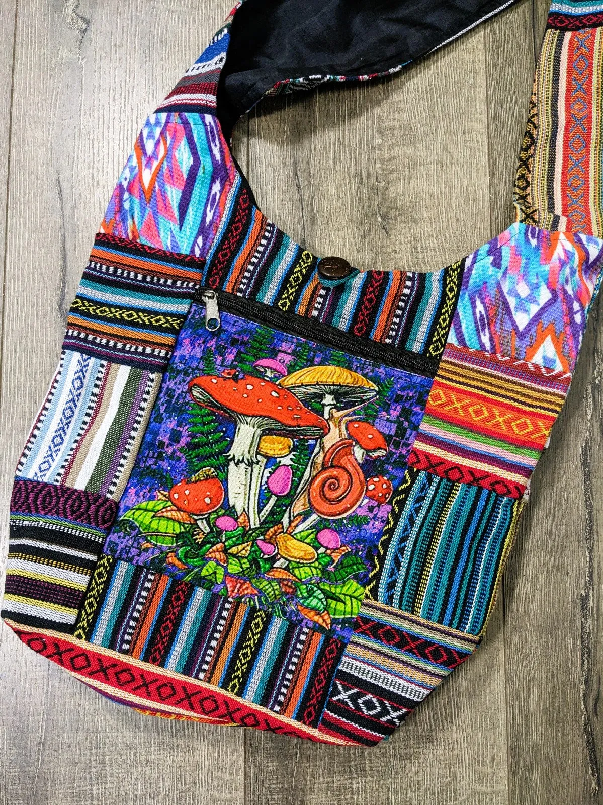 Patch Mushroom Shoulder Bag