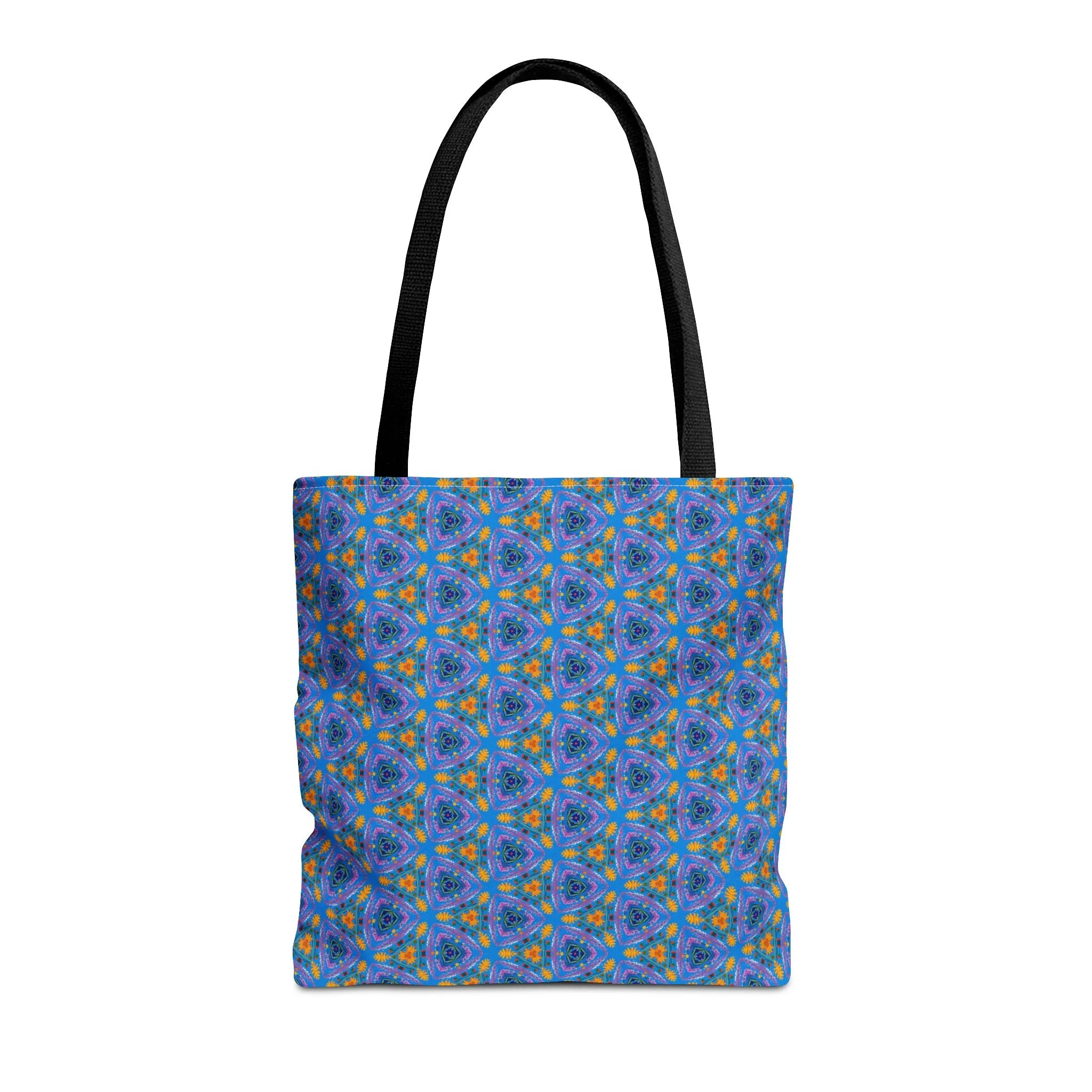 Petal Prism Adventure Tote Bag - Where Petals and Patterns Meet Adventure! Available in 3 sizes.
