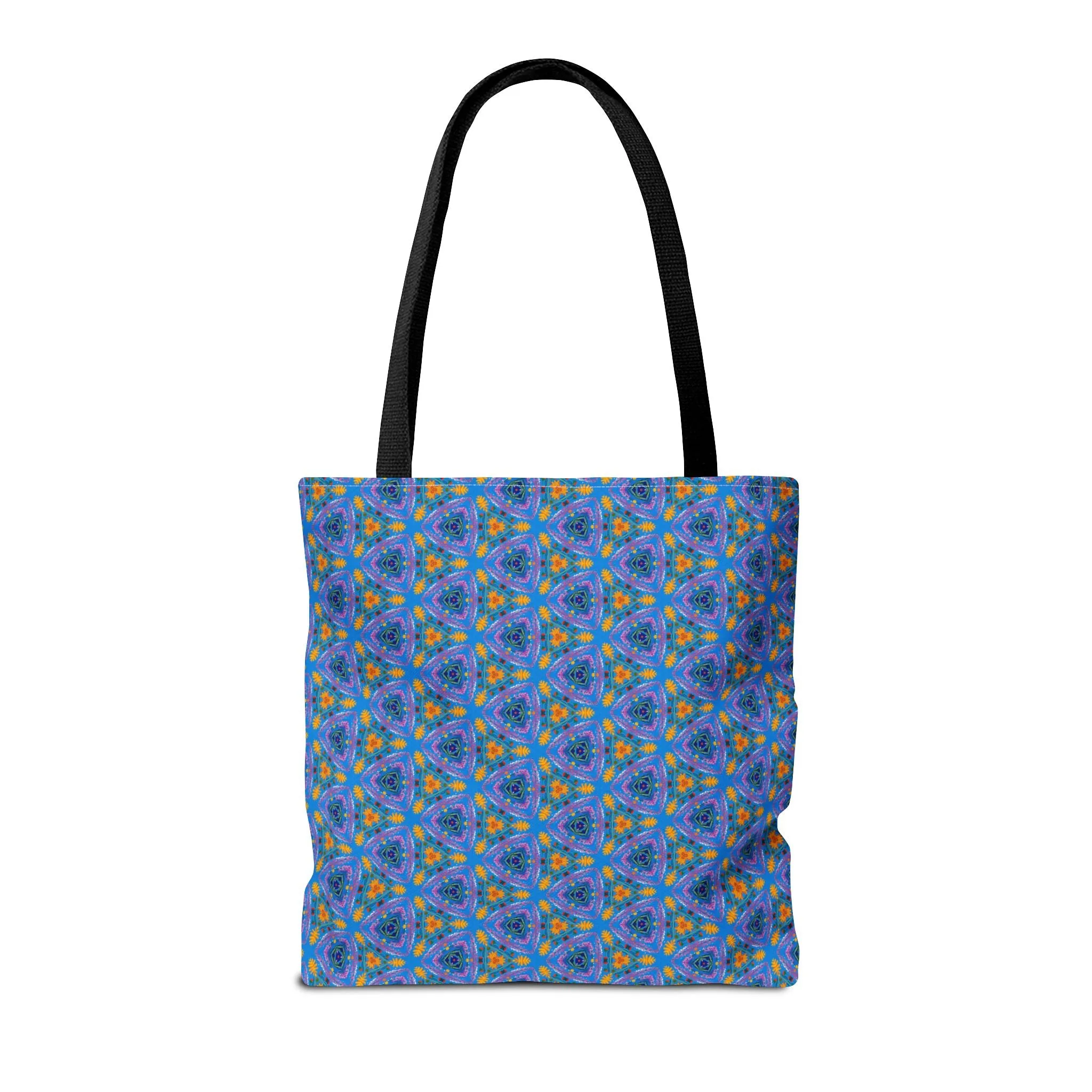 Petal Prism Adventure Tote Bag - Where Petals and Patterns Meet Adventure! Available in 3 sizes.