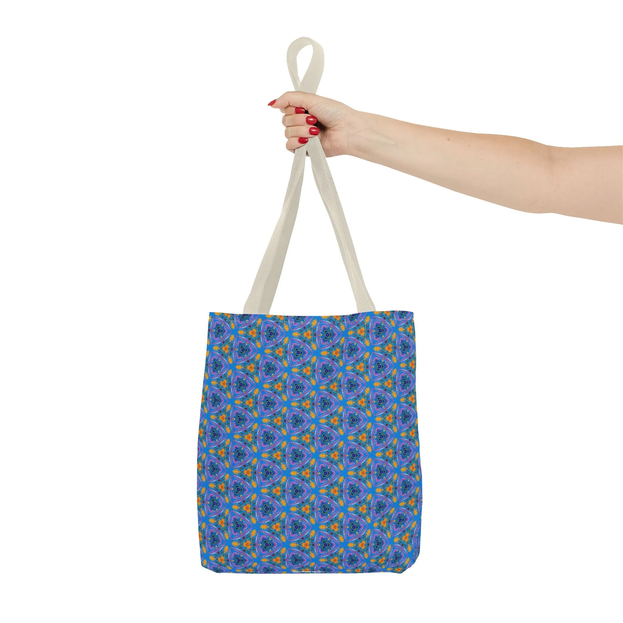 Petal Prism Adventure Tote Bag - Where Petals and Patterns Meet Adventure! Available in 3 sizes.