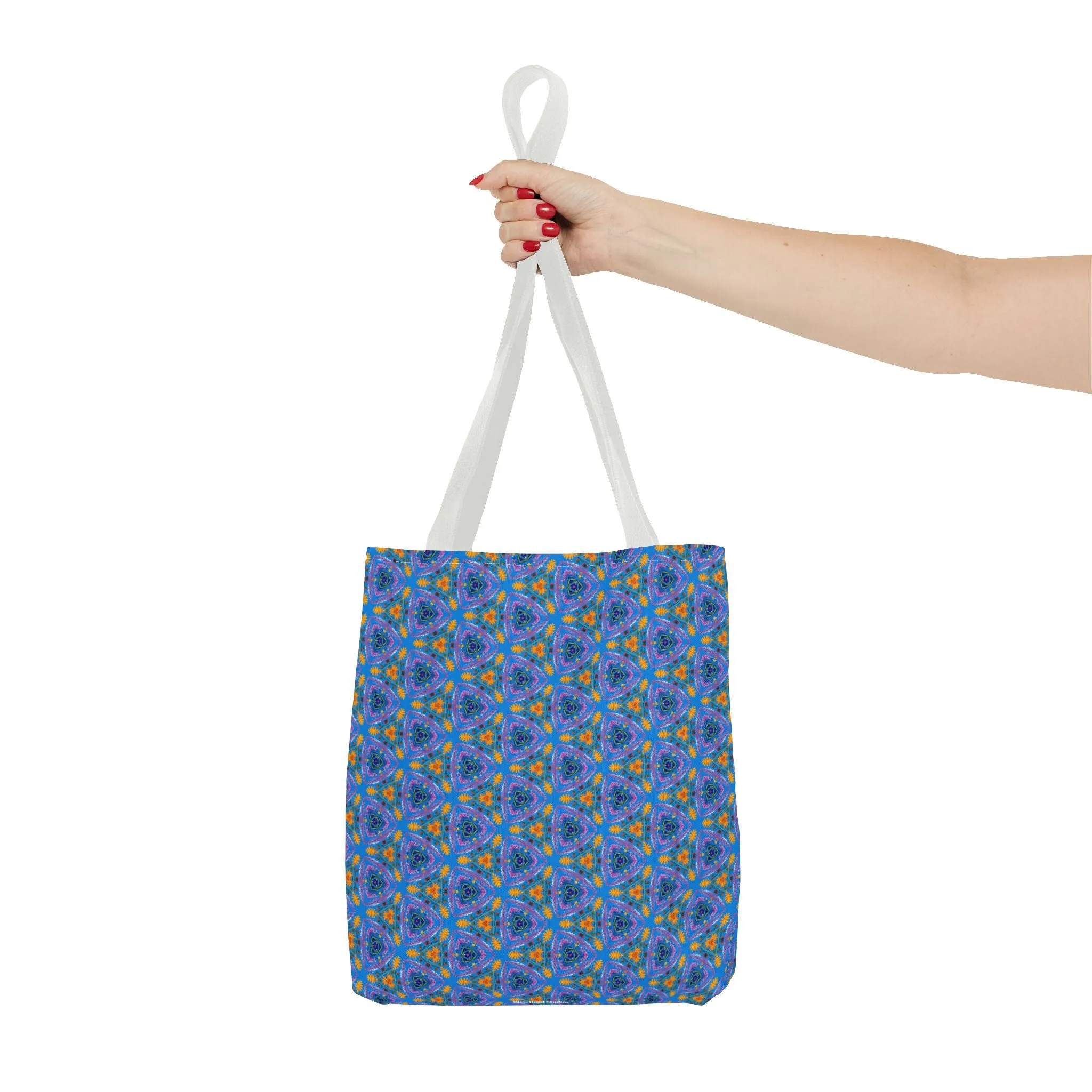 Petal Prism Adventure Tote Bag - Where Petals and Patterns Meet Adventure! Available in 3 sizes.