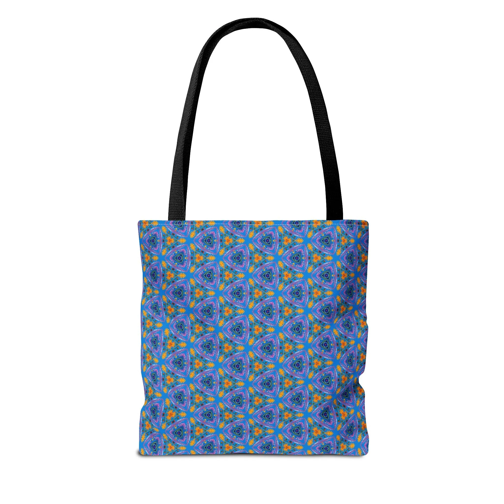 Petal Prism Adventure Tote Bag - Where Petals and Patterns Meet Adventure! Available in 3 sizes.