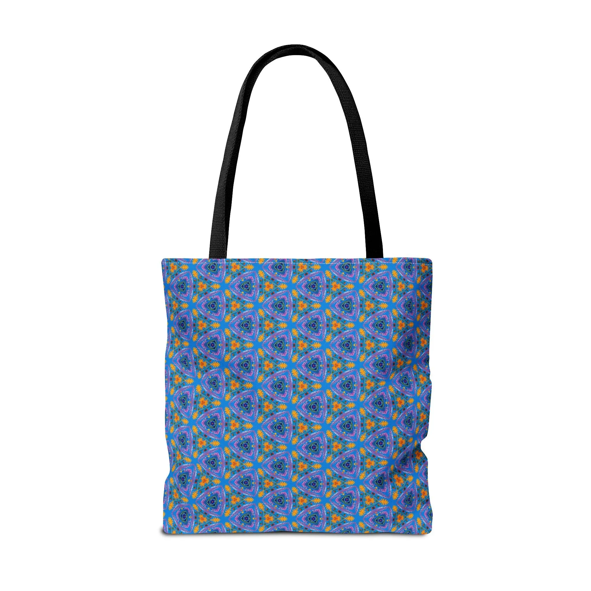 Petal Prism Adventure Tote Bag - Where Petals and Patterns Meet Adventure! Available in 3 sizes.