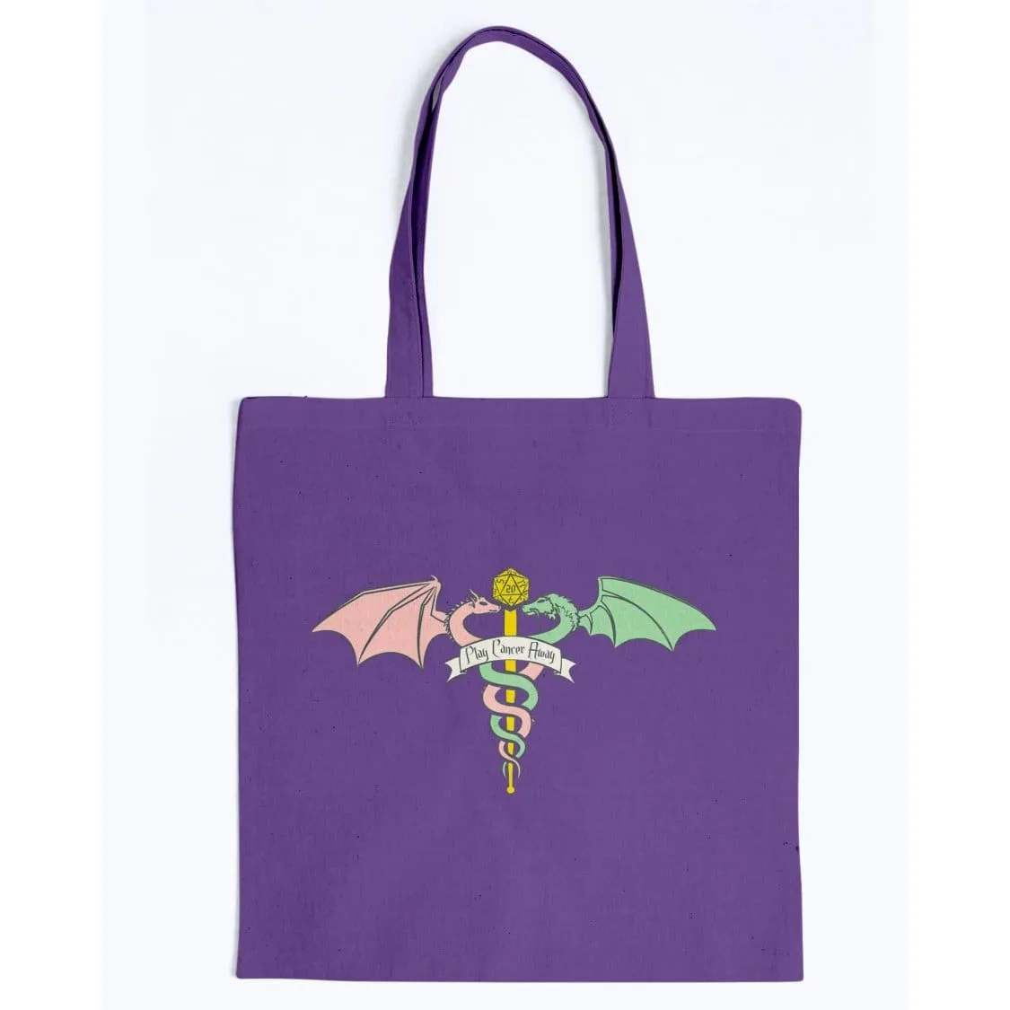 Play Cancer Away Canvas Promo Tote